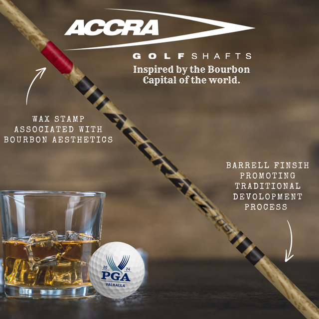 Custom Accra Bourbon Inspired TZi Iron Shafts (set of 7 shafts)